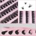 DIY Lash Extension Kit - 200pc D Curl Volume Cluster Lashes with Bond, Seal, and Tweezers | Home Application Individual Eyelash Extensions - 50D Kit - Buy Online on GoSupps.com