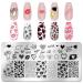WOKOTO 6Pcs Heart Nail Stamping Plates - Nail Art Stamps Kit for Women and Girls - Buy Online on GoSupps.com