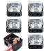 5PCS Makeup Sharpener Portable Double-Hole Design with Plastic and Manganese Steel Blade for Eyeliner Pencil Lip Pencil Eyebrow Pencil Make Up Pencil Sharpener Convenient and Easy to Clean