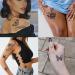 Tazimi Large Semi Permanent Temporary Tattoos for Women - Butterfly, Flower, Lion, Swallow Designs | Waterproof, Long Lasting Fake Tattoos - 1-2 Weeks - Buy Online on GoSupps.com