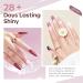 Modelones Polygel Nail Set - 6 Colors (Nude Pink Purple) | Quick Extension & Nail Art for Starters | Elegant Purple 15ml - International Shipping - Buy Online on GoSupps.com