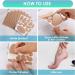 WLLHYF 10 Sheets Moleskin Tape Flannel Adhesive Pads - Blister Prevention & Moisture-Wicking Heel Stickers for Foot Protection - Buy Online on GoSupps.com
