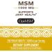 Nature's Way MSM 1000mg Tablets - 200 Count Pack | Joint Health Support - Buy Online on GoSupps.com