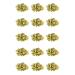 15 x Weed Bud Edible Wafer or Icing Cupcake Toppers Fun Stoner Themed Party Cake Decorations Perfect For Brownies Cookies Muffins & More! (Edible Wafer Card)