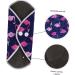Exceart Reusable Menstrual Mats | Breathable Bandage Insert Pads for Women | Eco-Friendly Menstrual-Mama Towels - Violet Coal Fiber - Buy Online on GoSupps.com