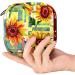 Wildflower Sunflower Patterns: Stylish Women's Napkin Storage Bag & Portable Menstrual Cup for Teenagers & Girls - Buy Online on GoSupps.com