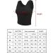4-Piece Women's Basic Crop Tank Top Set - Short Sleeve Sports Crop Tops in Black, White, Gray, Navy (Medium) - Buy Online on GoSupps.com