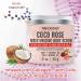Coconut Rose Body Scrub Exfoliator with Biotin, Collagen & Stem Cells | Natural Exfoliating Salt Scrub for Moisturizing Skin, Acne, Cellulite, Wrinkles | 11 oz - Buy Online on GoSupps.com