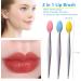8 Pieces Lip Scrub Brush tool Silicone mini Exfoliating Lip Brush lip lightening for dark lips Silicone Soft Lip Brush For Smoother Appearance Blue Pink Red Rose - Buy Online on GoSupps.com
