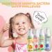 Kids Foam Toothpaste 4 Pack - Low Fluoride Toddler Anti-Cavity Foam with Fruit Flavor - Natural Formula - U-Shaped Toothbrush - Ages 3+ - 2.11 fl oz/Pack (Blueberry, Orange, Watermelon, Strawberry) - Buy Online on GoSupps.com