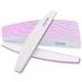 Nail file nail files 180/240 grit nail files for natural nails 12 pieces of professional nail files for fingernail double-sided pantry board nail file for nail studio violet 180/240 for natural nails