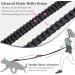 Vivaglory Free-Handed Dog Leash - Double Anti-Shock Bungees Padded Handles Reflective Waist Running Leash for Medium & Large Dogs - Black/Pink M (Fits Waist 83-147cm) - Buy Online on GoSupps.com