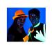 Goodmark 02080603 - Professional Aqua Make Up Blue 1 piece 20 ml lights up in UV Licht in the tube on blister card bright make -up make -up carnival costume stage theater Halloween