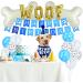 ASTARON Pet Dog Birthday Party Supplies Blue Boy Dog Birthday Hat Bandana with Bone Balloons Puppy Birthday Banner for Pet Birthday Party Supplies decorations - Buy Online on GoSupps.com