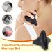 Trigger Point Presser Massager with Suction Cup - 2 Pack Black Massage Balls for Back Shoulder Hands & Legs | Self-Massage Tool - Buy Online on GoSupps.com