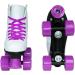 Epic Skates Princess Quad Roller Skates White/Purple Youth 4 - Premium Youth Roller Skates - Buy Online on GoSupps.com