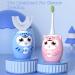 Kids Electric U Shaped Toothbrush - Rechargeable Sonic Toothbrush with 6 Modes & 6 Soft Brush Heads for Ages 8-15 - Pink - Buy Online on GoSupps.com
