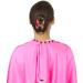 Hair Cutting Cape for Adults - Large Lightweight Water Resistant Salon Cape - Snap Closure - 60in x 57.5in - Haircut Cape - Cape for Hair Cutting (Hot Pink) Cutting Cape - Hot Pink - Buy Online on GoSupps.com