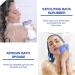 African Bath Sponge Set - 3 Pieces Exfoliating Shower Scrubber for Daily Use (Orange, Purple, Black) - Buy Online on GoSupps.com
