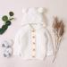 Puseky Baby Knit Hooded Sweater Coat for 0-6 Months - Beige - Buy Online on GoSupps.com