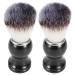 Portable Men's Shaving Brush Set - 2 Synthetic Nylon Brushes for Beard Care & Facial Cleaning - Buy Online on GoSupps.com
