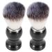 Hohxfype 2 st Handmade shaving brush portable men Bart cleaning multifunctional wood handle facial care tool for home hairdressing salon