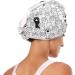 Hand Painted Paws Dry Hair Cap Set | 2-Piece Quick-Drying Towel & Button Headband | Super Absorbent & Soft Comfort | International Shipping Available - Buy Online on GoSupps.com