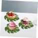 ULTECHNOVO 120 Pcs Monstera Decoration Luau Cupcake Decorations Palm Leaves Cake Holder Mini Paper Plant Decorations Leaves Decor Hat Green Decor Leaves Cake Decor Polyester Jungle Hawaii - Buy Online on GoSupps.com