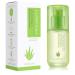Aloderma Soothing Facial Serum with 85% Organic Aloe Vera - Calming Serum for Sensitive Skin with Natural Botanicals - Pure Aloe Vera Serum for Face - Lightweight Skin Calming & Nourishing Face Serum