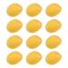 PRETYZOOM Lot de 12 Boules Nettoyantes Visage en Soie Naturelle Jaune Exfoliation Douce Nettoyage de Beaut Bio Coques de Cocons de Soie Soin Visage Naturel et Hypoallerg nique Peau