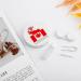 Canada Moose Flag Contact Lens Case - Cute & Portable Round Travel Kit with Mirror for Daily Outdoor Use - Buy Online on GoSupps.com