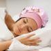 LADES Silk Satin Bonnet-4 Packs Women Satin Hair Bonnet for Curly Hair Satin Bonnet Silk Sleep Cap Silk Hair Wrap for Sleeping Black Hair Black+Pink+Red+Navy Blue - Buy Online on GoSupps.com