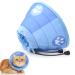 Supet Cat Cone Collar Soft Cat Recovery Collar for Small Large Cats Adjustable Elizabethan Collar for Cats Kittens Blue S (neck: 5.5-9.5")