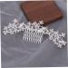 FRCOLOR Rhinestone Alloy Hair Comb Bridal Hair Comb Bridal Flower Hair Comb Rhinestone Headpiece Rhinestone Hair Accessories Wedding Headpiece Wedding Headdress Wedding Flower Hair Comb - Buy Online on GoSupps.com