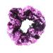 FRCOLOR Metallic Sequins Scrunchies Hair Scrunchies for Girls Cloth Women Hair Bands Rainbow Scrunchies Hair Bow Ropes Hair Bands for Womens Hair Mens Hairband Christmas Miss Tie Size 1 Rosy