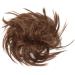 Light Brown Synthetic Messy Hair Bun Chignon Extension - Wavy Updo Scrunchy - Buy Online on GoSupps.com