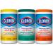 Clorox Disinfecting Wipes Value Pack, 75 Count Each, Pack of 3 (Package May Vary) (Package May Vary)