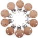 Pacifier Clip 15PCS Set for Teething Toys DIY - Natural Beech Wood Holder & Soother Accessories - Buy Online on GoSupps.com