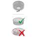 NUK Magic Cup Replacement Silicone Sealing Disc - Spill-Proof BPA-Free Ideal for 8 Months + - White - Buy Online on GoSupps.com