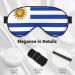 Uruguay Flag Soft Eye Mask | Comfortable Light Blocking Sleep Mask for Side Sleepers - Buy Online on GoSupps.com