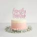 Family Ever After Cake Topper Forever Family Anniversary Birthday Baby Shower Adoption Party Decorations Rose Gold - Buy Online on GoSupps.com