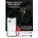 Reflective Airtag Cat Neck Band - Light Tracker Collar with Bell for Kittens & Cats - Red - Buy Online on GoSupps.com