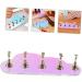 FRCOLOR 1 Set Nail Tools Press on Fake Nails Holder Press on Nails Holder Nails Tips Display Stand Press on Fake Nails Stand Nail Art Practice Stand Nail Holder Fairy Aurora Acrylic - Buy Online on GoSupps.com