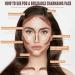 CCbeauty 4Pcs 06# Highlighter Contour Bronzer Blush Shimmer Stick Set - Professional Facial Makeup Kit for Women | Mother's Day Gift - Buy Online on GoSupps.com