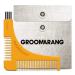 New Groomarang Beard Styling and Shaping Template Comb Tool Perfect Lines & Symmetry Shape Face Neck Line Fast And Easily.