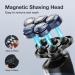 Buy Waterproof Electric Razor for Men - 5D Portable Magnetic Shaver | Cordless & Rechargeable Wet & Dry Use - Buy Online on GoSupps.com
