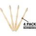 SeaTurtle Plant-Based Bristles Bamboo Toothbrush - Pack of 4 - Soft Bristles for Sensitive Gums - Eco-Friendly & Sustainable - Buy Online on GoSupps.com