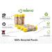 Relevo 90-Pack 30L Garbage Bags - 100% Recycled Eco-Friendly Waste Bags for International Shipping - Buy Online on GoSupps.com