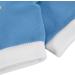 Moisturizing Spa Gel Socks for Dry Cracked Heels - Exfoliating Heel Treatment (Blue) - Buy Online on GoSupps.com