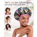 Mikimini Waterproof Shower Hood for Women & Girls - 2 Pack Rainforest Floral with Pink Lace - Reusable Medium Size - Buy Online on GoSupps.com